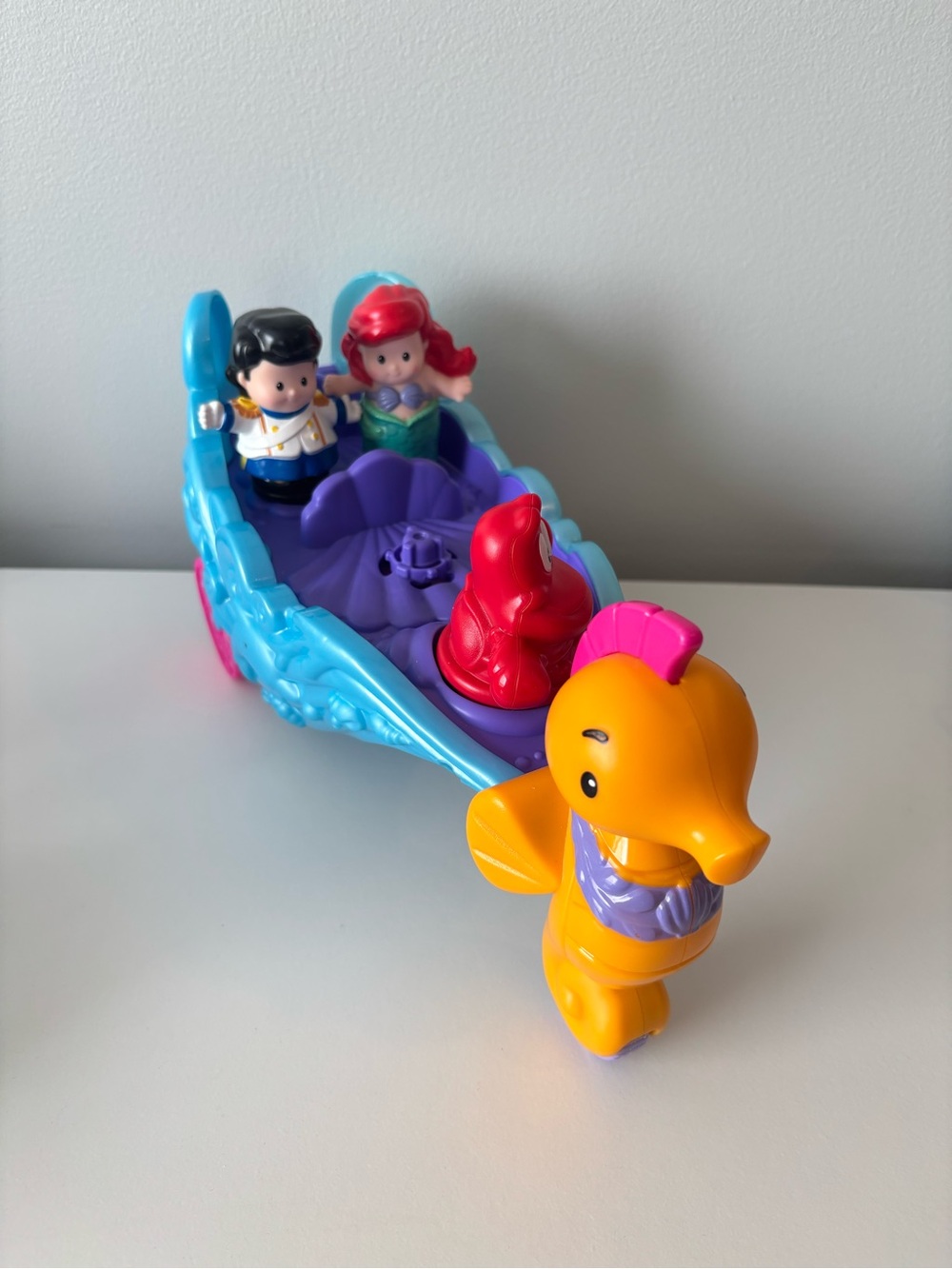Little People- Little Mermaid Seahorse Carriage